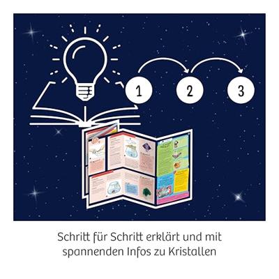 Kosmos groei je eigen kristallen