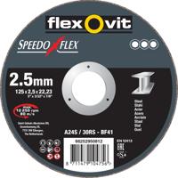 Flexovit doorslijpschijf - Speedoflex - 230 x 2.5 x 22 mm - A 24/30 RS-BF41 - thumbnail