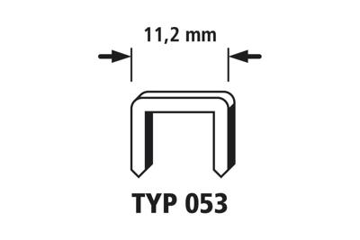 Wolfcraft 7021000 Nieten met brede rug Type 53 2400 stuk(s) Afm. (l x b x h) 4 x 11.2 x 4 mm