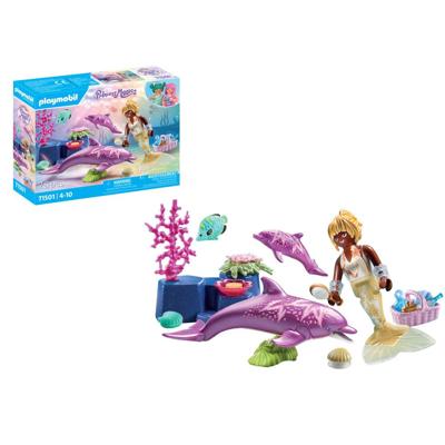 Playmobil princess magic zeemeermin met dolfijnen - 71501 Playmobil princess magic zeemeermin met dolfijnen - 71501