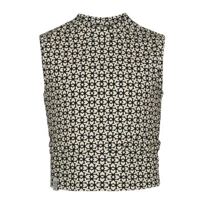 Top Stefani black print