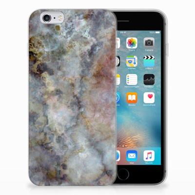 Apple iPhone 6 | 6s | TPU | Siliconen hoesje | Marmer Grijs