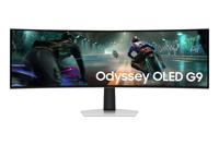 Samsung Monitor Gaming Odyssey OLED G9 (S49DG912), Curvo (1800R), 49 inch, 5120x1440 (DQHD), 32:9, HDR10+, QD-OLED, 144Hz, 0,03ms (GtG), G-Sync-compatibiliteit, HDMI 2.1, Micro HDMI, DP, audio-ingang - thumbnail