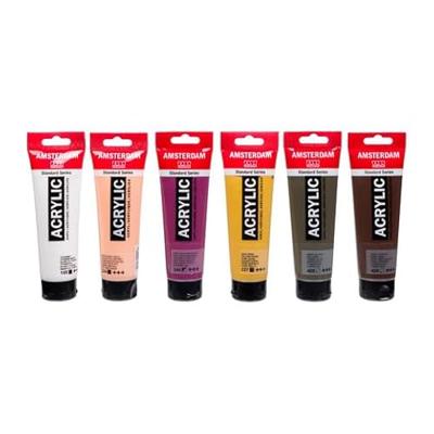 Bruynzeel Amsterdam standard series acrylverf portret set 120ml, 6dlg. - thumbnail