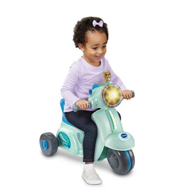 VTech Baby 2-in-1 loopscooter - blauw