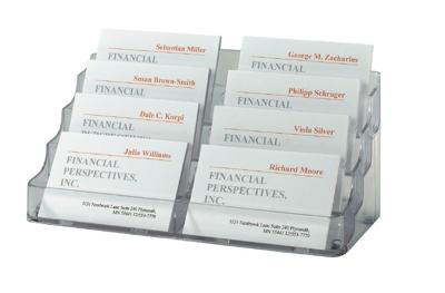 Sigel SI-VA138 Visitekaarthouder Transparant 8 Vakken Sigel SI-VA138 Visitekaarthouder Transparant 8 Vakken