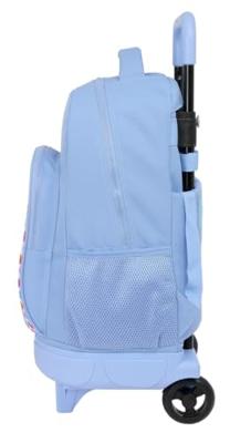 Schoolrugzak Smiley Joyful Blauw Multicolour 33 x 45 x 22 cm