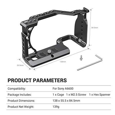SmallRig 2493 Cage for Sony A6600 - thumbnail