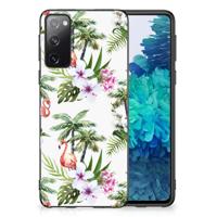 Samsung Galaxy S20 Back Cover Flamingo Palms - thumbnail