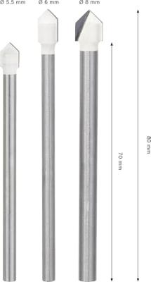 Bosch Accessories 2608707355 Keramiekboorset 1 stuk(s) Bosch Accessories 2608707355 Keramiekboorset 1 stuk(s)