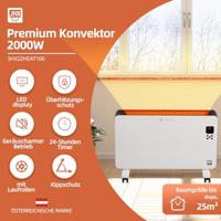 SHX SHX22HEAT100 Convector Wit/zwart - thumbnail