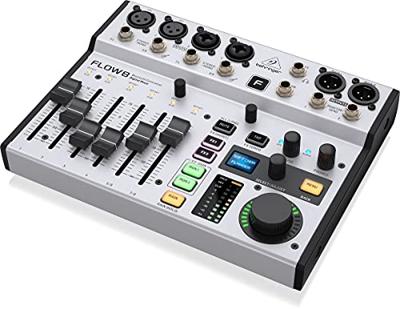 Behringer Flow 8 Digitale mixer met USB audio-interface Behringer Flow 8 Digitale mixer met USB audio-interface