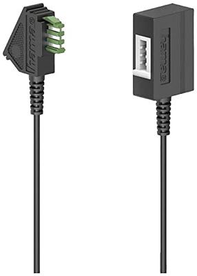 Hama 00201108 Anschlusskabel TAE-N-Stecker - Modular-Stecker 6p6c, 6m