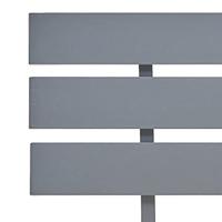 Bedframe massief grenenhout grijs 160x200 cm - thumbnail
