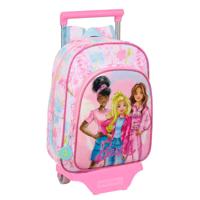 Schoolrugzak met Wielen Barbie Painterly Roze Hemelsblauw 26 x 11 x 67 cm 26 x 34 x 11 cm - thumbnail
