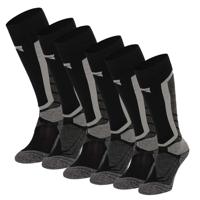Xtreme Snowboard Sokken 6-pack Multi Black-42/45 - thumbnail