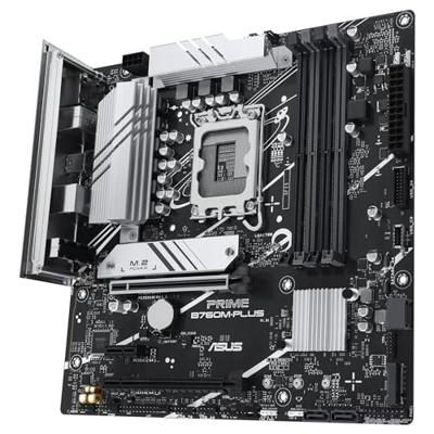 Asustek Computer PRIME B760M-PLUS Moederbord Socket Intel LGA 1700 Vormfactor Micro-ATX Moederbord chipset Intel® B760 - thumbnail