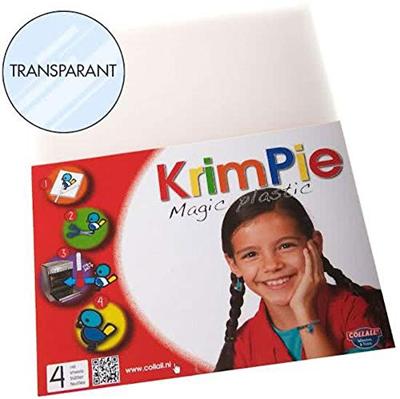 Krimpievel Collall Magic Plastic transparant set à 4 vel Krimpievel Collall Magic Plastic transparant set à 4 vel