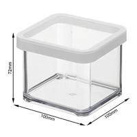 Rotho LOFT Bewaardoos 0.5L Wit/Transparant - thumbnail