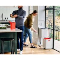 Joseph Joseph Totem 40 l 30064 Afvalbak 40 l (b x h x d) 300 x 760 x 366 mm Steengrijs Met scheidingssysteem 1 stuk(s) - thumbnail