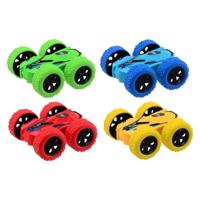 Johntoy Flip over frictie auto kleur, 8,5cm - thumbnail