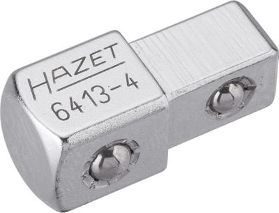 HAZET Doorsteekvierkant 6413-4 · 3/8 inch (10 mm) vierkant massief · 1/2 inch (12,5 mm) vierkant massief · Lengte: 30,2 mm HAZET Doorsteekvierkant 6413-4 · 3/8 inch (10 mm) vierkant massief · 1/2 inch (12,5 mm) vierkant massief · Lengte: 30,2 mm