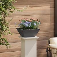 Plastic Plantenbak 5 pcs Zwart 35 x 35 x 15 cm Staal - thumbnail