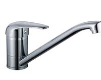 MAGNA ééngreepsmengkraan keuken, chroom kraan met verlengde uitloop en draaibereik 360° keramische schijven geluidsarme, verwisselbare 40 mm-cartouche flexibele metalen aansluitslangen volgens - thumbnail