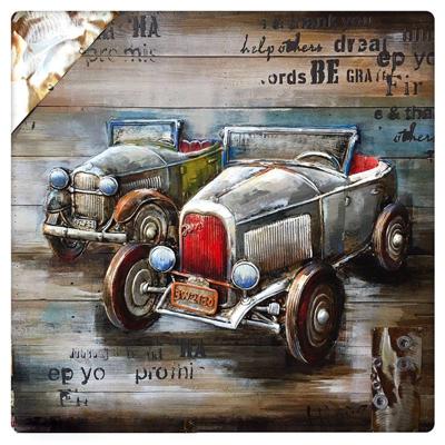 Oosterik Home 3D houten schilderij auto