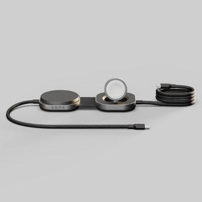ZENS Inductie lader 20 W ZECC07B ZECC07B/00 Uitgangen Qi-standaard, Apple MagSafe, USB-C Zwart ZENS Inductie lader 20 W ZECC07B ZECC07B/00 Uitgangen Qi-standaard, Apple MagSafe, USB-C Zwart