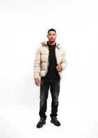 Malelions Donn Puffer Winterjas Heren Beige - Maat S - Kleur: Beige | Soccerfanshop - thumbnail
