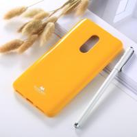 MERCURY GOOSPERY PEARL JELLY serie voor Xiaomi Redmi Note 4 / 4 X volledige TPU beschermende Back Cover Case (geel) - thumbnail