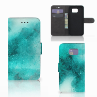 Hoesje Samsung Galaxy S6 Edge Painting Blue - thumbnail