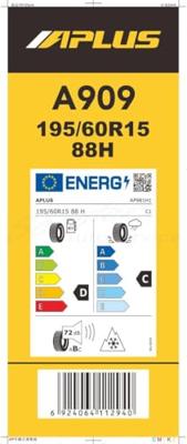 APLUS A909 3PMSF M+S - 195/60/15 88H - E/C/72 - 4SEIZOENEN - TOERISME