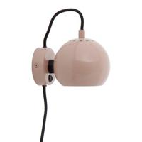 Frandsen Ball Metal Magnet Wandlamp Ø 12 cm - Nude Glossy - thumbnail