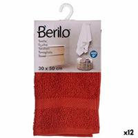 Badhanddoek Berilo Tegel 80 % katoen 20 % Polyester 30 x 50 cm (12 Stuks) - thumbnail