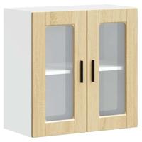Keukenbovenkast met glazen deur Porto sonoma eikenkleurig - thumbnail