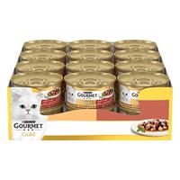 GOURMET GOLD FIJNE HAPJES KALKOEN / EEND 85 GR - thumbnail