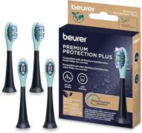 Beurer Bürstenköpfe Prem. Protection Plus 4 St. 10523 Reserve borstels Zwart, Turquoise - thumbnail