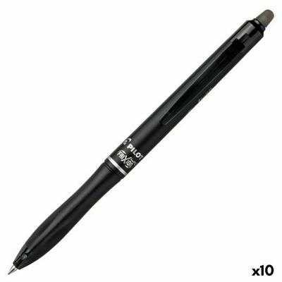 Pen Pilot FRIXION BALL PLUS Zwart 0,7 mm (10 Stuks)