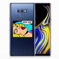 Samsung Galaxy Note 9 Silicone Back Cover Popart Oh Yes - thumbnail