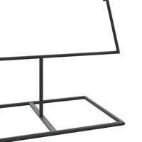 Kerstdecoratie kerstboom 150 cm metaal zwart - thumbnail