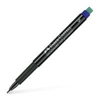Permanente markeerstift Faber-Castell Multimark 1523 M Blauw (10 Stuks) - thumbnail