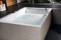 Ligbad Polysan Dupla Inbouw 180x120x54 cm Wit - thumbnail