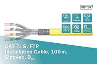 Digitus DK-1743-A-VH-1 Netwerkkabel CAT 7a S/FTP Geel 100 m - thumbnail