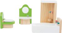 Small Foot houten poppenhuis meubeltjes badkamer, 4dlg. - thumbnail
