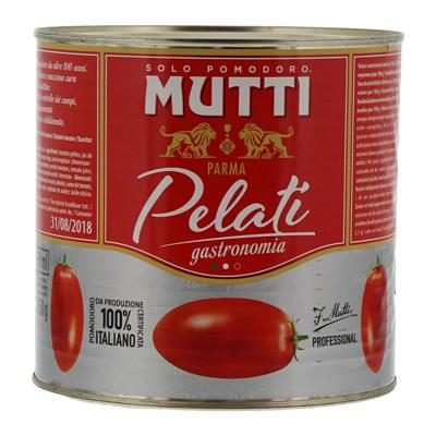 Mutti - Pelata Gepelde Tomaten Tomaten Saus - 2.5kg
