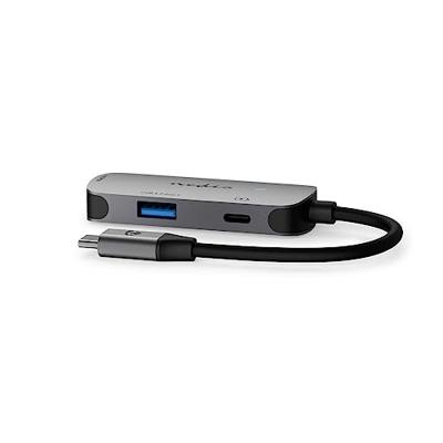 Nedis CCGB64230GY01 Usb Multi-port Adapter Usb 3.2 Gen 1 Usb-c™ Male Hdmi™ Output / Usb-a Female / Usb-c™ Female 0.10 M Rond Vernikkeld Pvc Grijs Doos Nedis CCGB64230GY01 Usb Multi-port Adapter Usb 3.2 Gen 1 Usb-c™ Male Hdmi™ Output / Usb-a Female / Usb-c™ Female 0.10 M Rond Vernikkeld Pvc Grijs Doos
