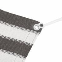 VidaXL Tenttapijt 400x700 cm hdpe antracietkleurig en wit - thumbnail