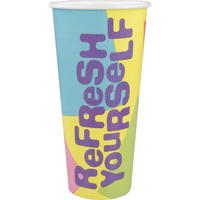 Depa | Milkshakebeker | Refresh | Karton + PE | 500ml | 22oz | 170mm | 1000 stuks - thumbnail